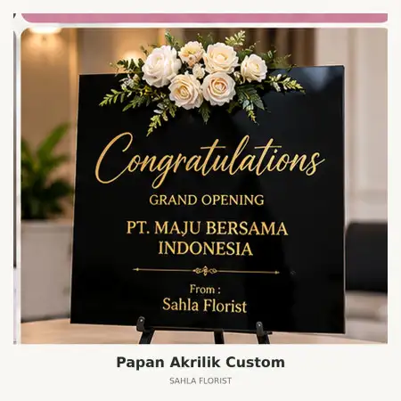 Papan Bunga Akrilik Cibeunying Kaler